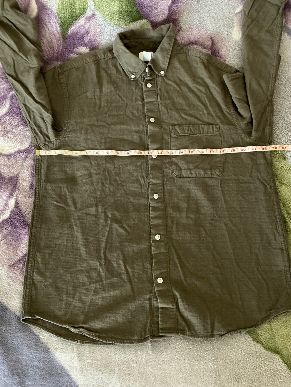 H&M Men’s Regular Fit Textured Shirt - Picture 11 of 12